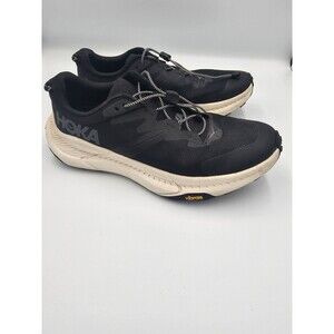 Hoka One Transport,  1123154 BKLB Black Running Shoes Womens Size 8.5B